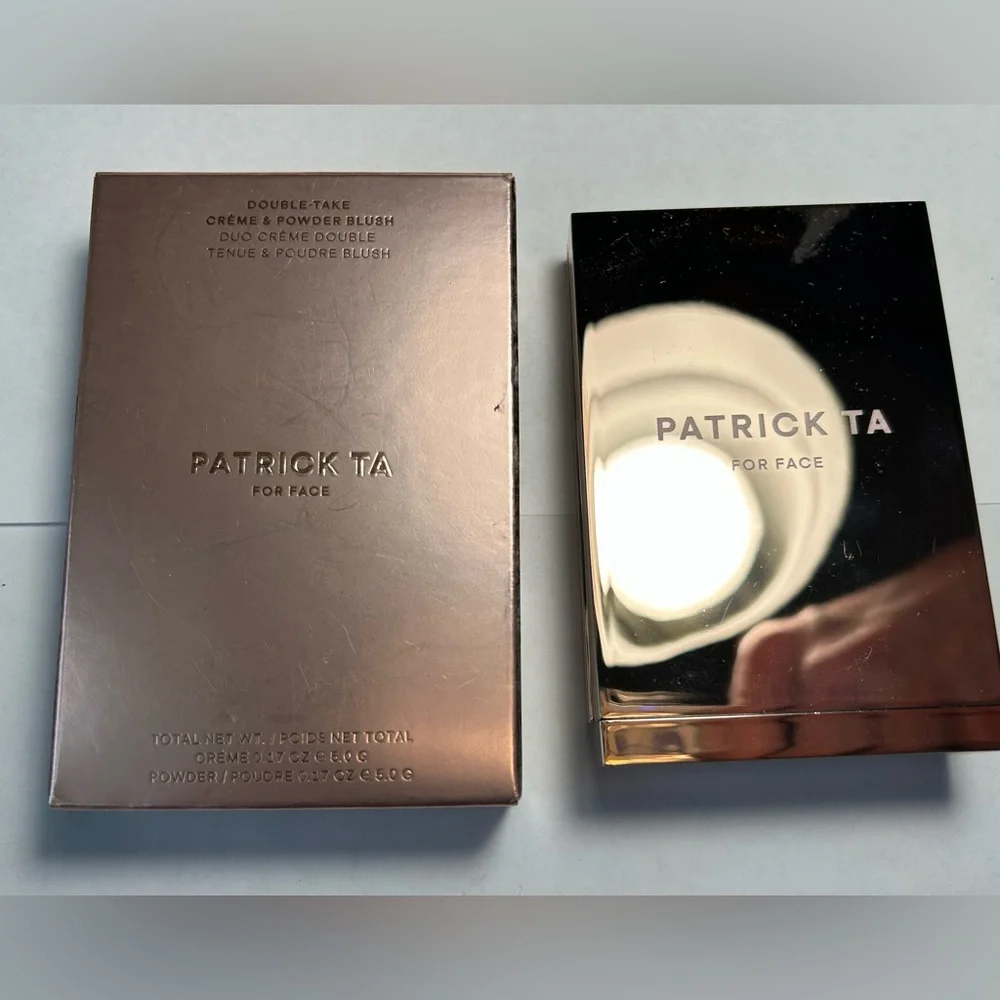 NWT🌷Patrick Ta’s “Just Enough” Cream & Powder Blush Duo